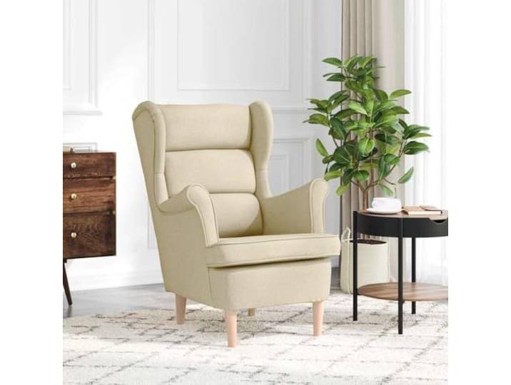 NLQMSU Sessel, Polyester, cremefarben, 74 x 84 x 100 cm, bequem für Strapazierfähiger Stoff, weiche Polsterung, pflegeleicht, schnell trocknend, stabile Farbe, vielseitig einsetzbar
