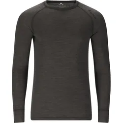 Whistler Farsund Merinowolle Baselayer Skiunterhemd Herren 1011 - dark grey melange XL