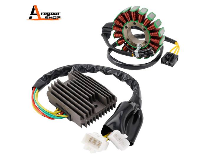 AREYOURSHOP STATOR GÉNÉRATEUR ET RÉGULATEUR POUR HONDA VFR800 V-TEC INTERCEPTOR ABS 2003-2013
