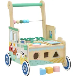 BABY-LAUFLERNWAGEN Mehrschichtplatte Grün