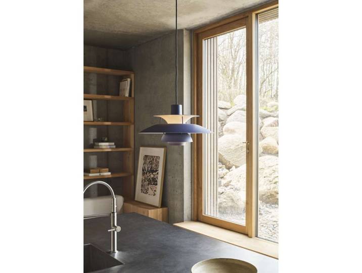 PH 5 300 Pendelleuchte, indigo, Ø 30 cm - Louis Poulsen - Wohnzimmer - Metall