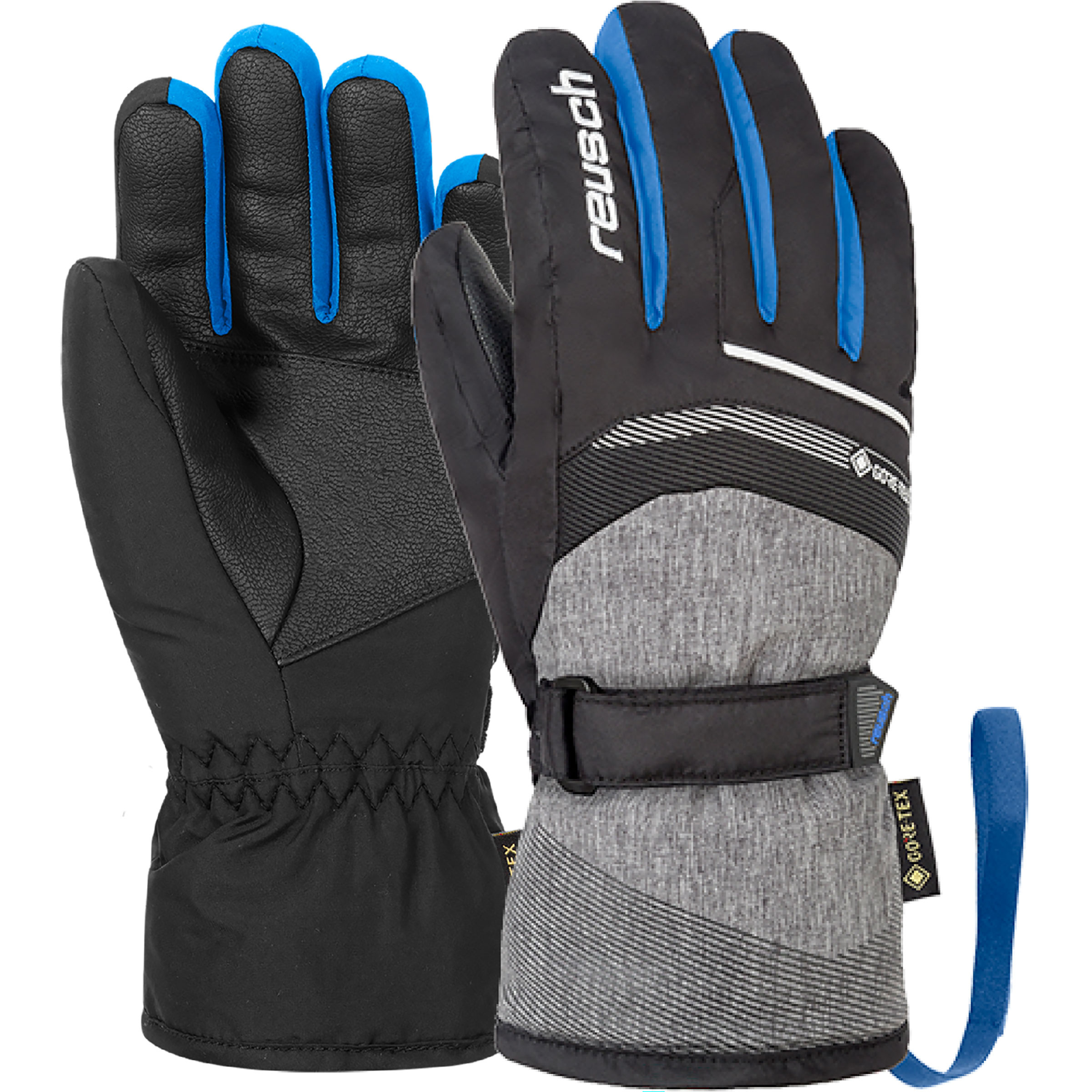 Reusch Bolt GTX Kinder Fingerhandschuhe schwarz Größe 5 Skifahren Widerstandsfähig GORE-TEX
