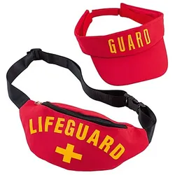 Set "Rettungsschwimmer", rot, 2-teilig