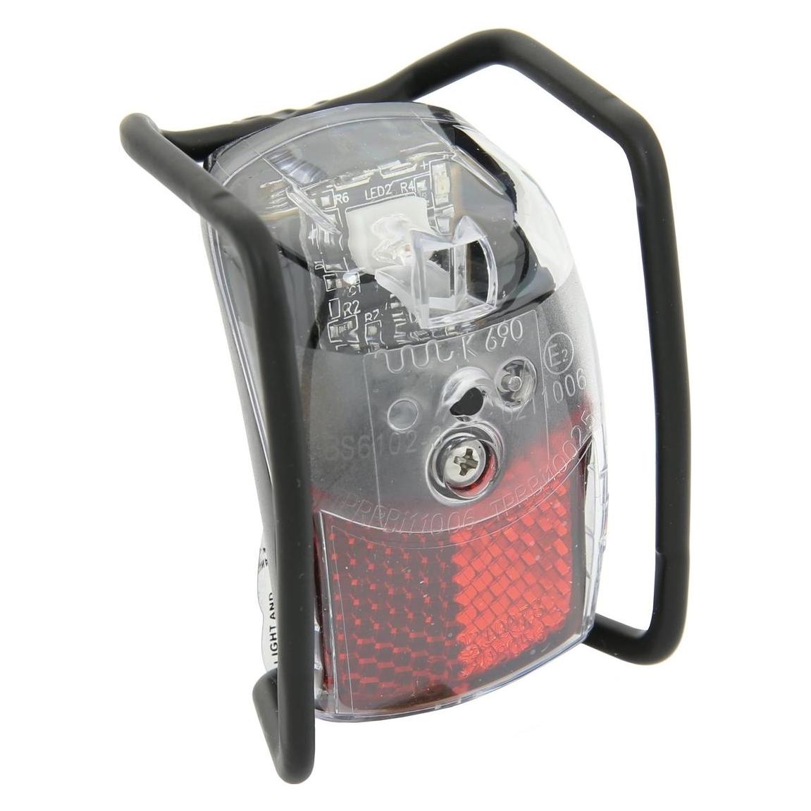 Spanninga Pixeo Xb R?cklicht mit Protektor - Schwarz (135558)