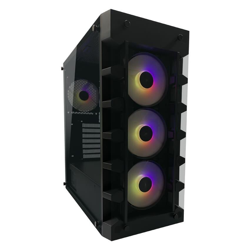LC-Power LC Power Gaming-PC Gehäuse LC-709B-ON Midi-Tower schwarz