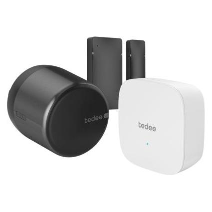 Tedee Set GO 2 Alu Bridge und Türsensor (Smartphone) (5906288551591)