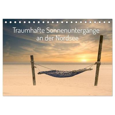 Traumhafte Sonnenuntergänge an der Nordsee (Tischkalender 2027 DIN A5 quer), CALVENDO Monatskalender