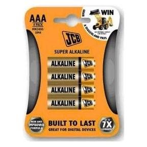 JCB SUPER alkalická batéria LR03, blister 4 ks (4 Stk., AAA) (S5337)
