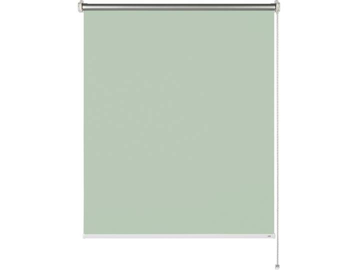 Seitenzugrollo Thermorollo Martha , grün, B:100cm H:150cm, Polyester, SCHÖNER WOHNEN-KOLLEKTION, Rollos, Seitenzugrollo, Schöner Wohnen Rollo, geklebt