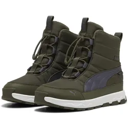 PUMA Evolve Boot Puretex Winterschuhe Kinder 04 - dark olive/galactic gray/puma white 38.5