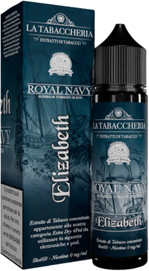 La Tabaccheria Elizabeth Royal Navy Liquido Shot 20ml Tabacco Kentucky Latakia Burley Perique