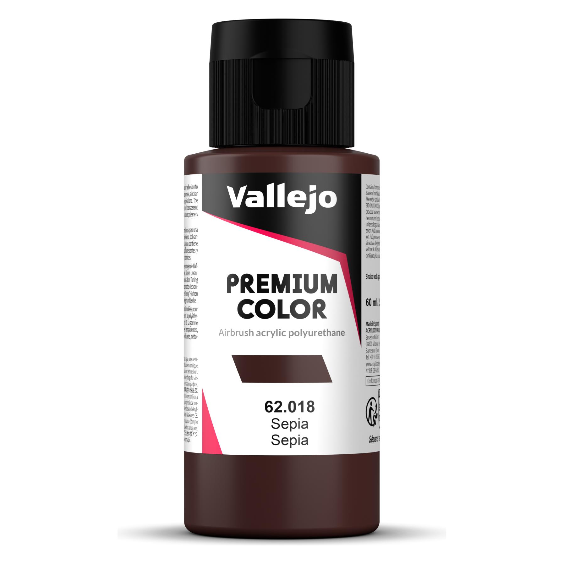 Vallejo Premium Airbrush Colors (60 ml) (62018)