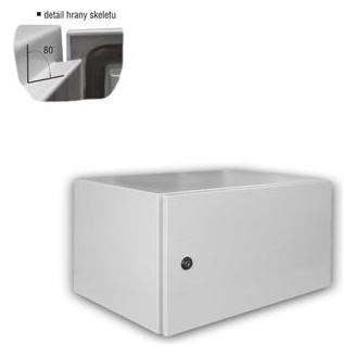 Datacom 19"venkovní rozvadÄ>Ä 4U/600x400 IP65 šedý (4 HE, 19 Zoll Rack) (71945)