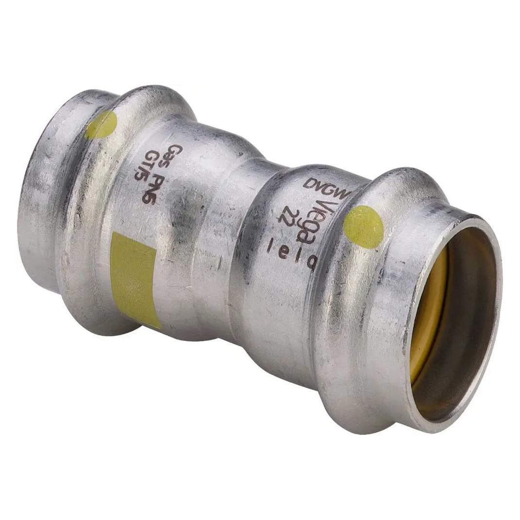 Viega Sanpress Inox G-Muffe, d 35mm Stahl nichtrostend Modell 0215 (487003)
