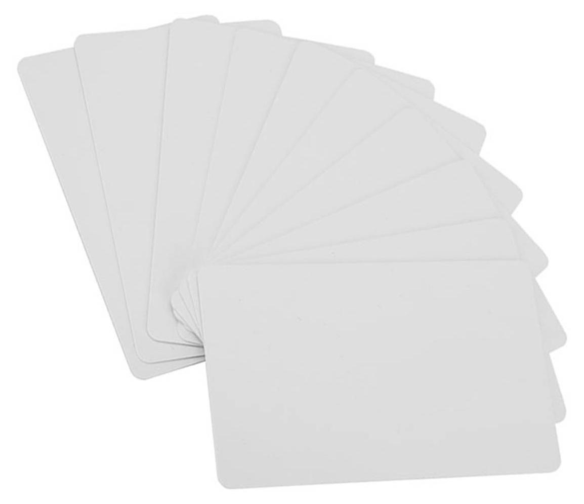 Cocosity 10 stuks NFC contactloze slimme witte kaarttags, S50 IC, 13,56 MHz, RFID, leesbaar en beschrijfbaar toegangskaart