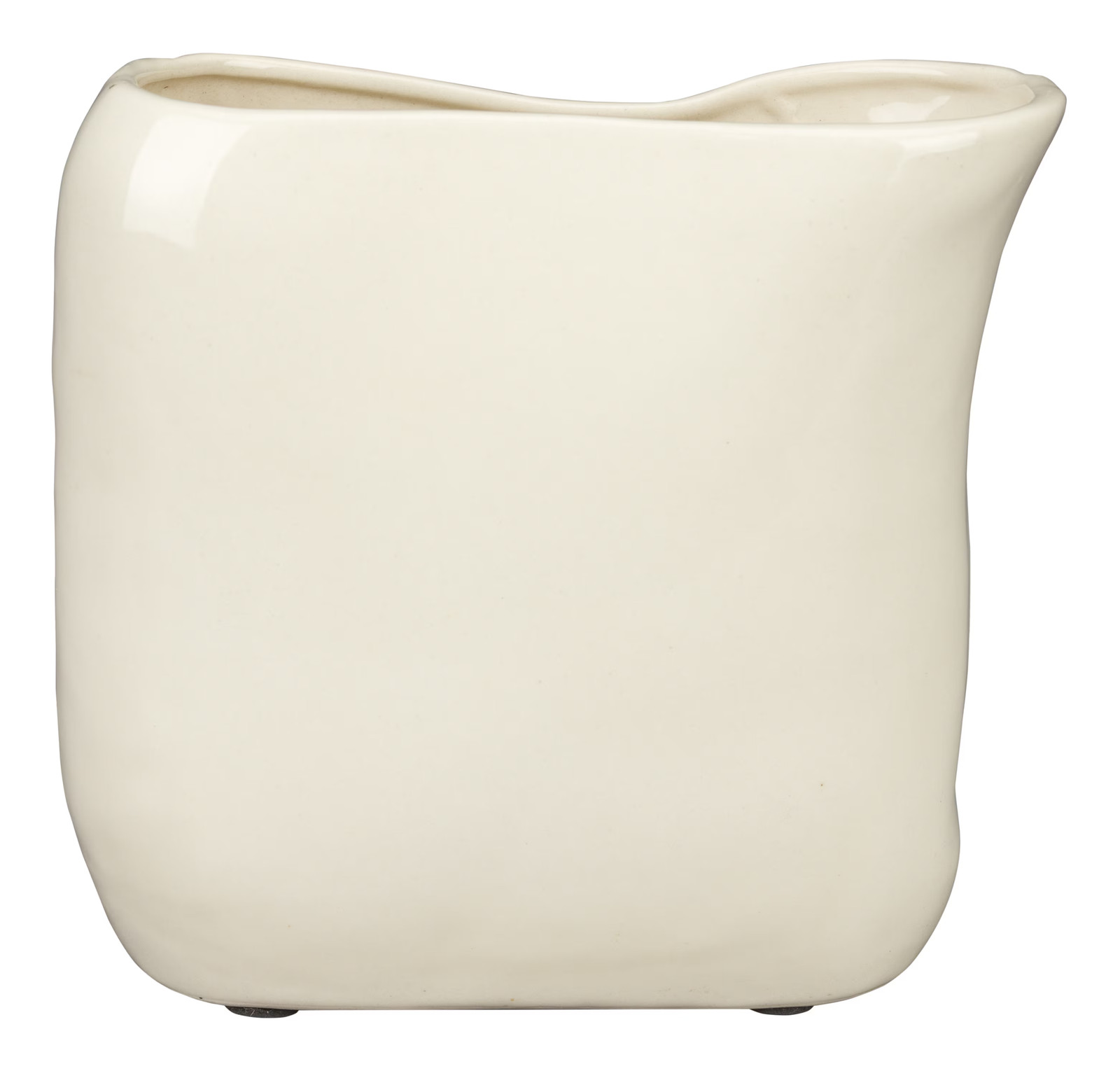Dutchbone Vaas Edna Beige 18 cm
