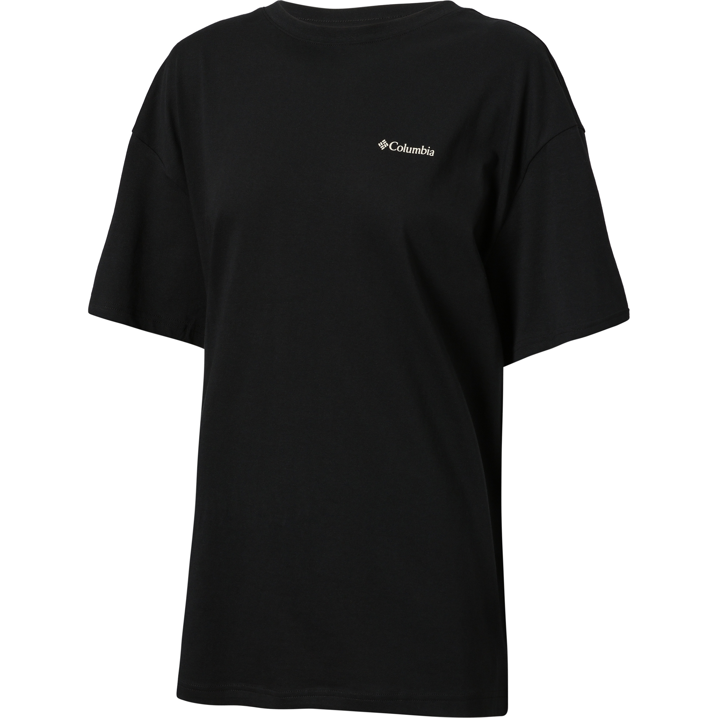 Columbia Rolling Bend Graphic Oversized Damen T-Shirts schwarz Größe M Lifestyle Hautfreundlich