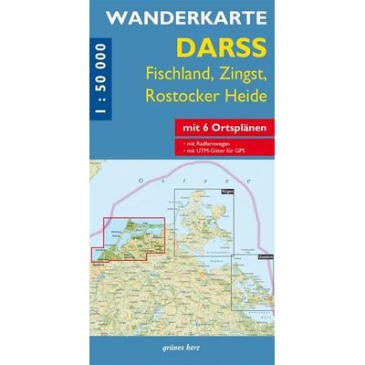 Wanderkarte Darß, Sonstige von , Grünes Herz, 978-3-86636-042-6