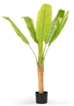 Enova Home Realistic Artificial Banana Tree in Nursery Pot for Indoor and Outdoor Decoration