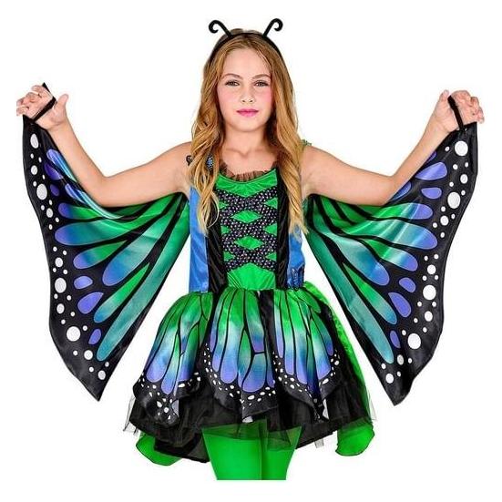 Widmann SCHMETTERLING (Kleid mit Tutu, Flügel, Antennen), 104/2-3 Jahre (104) (10979)