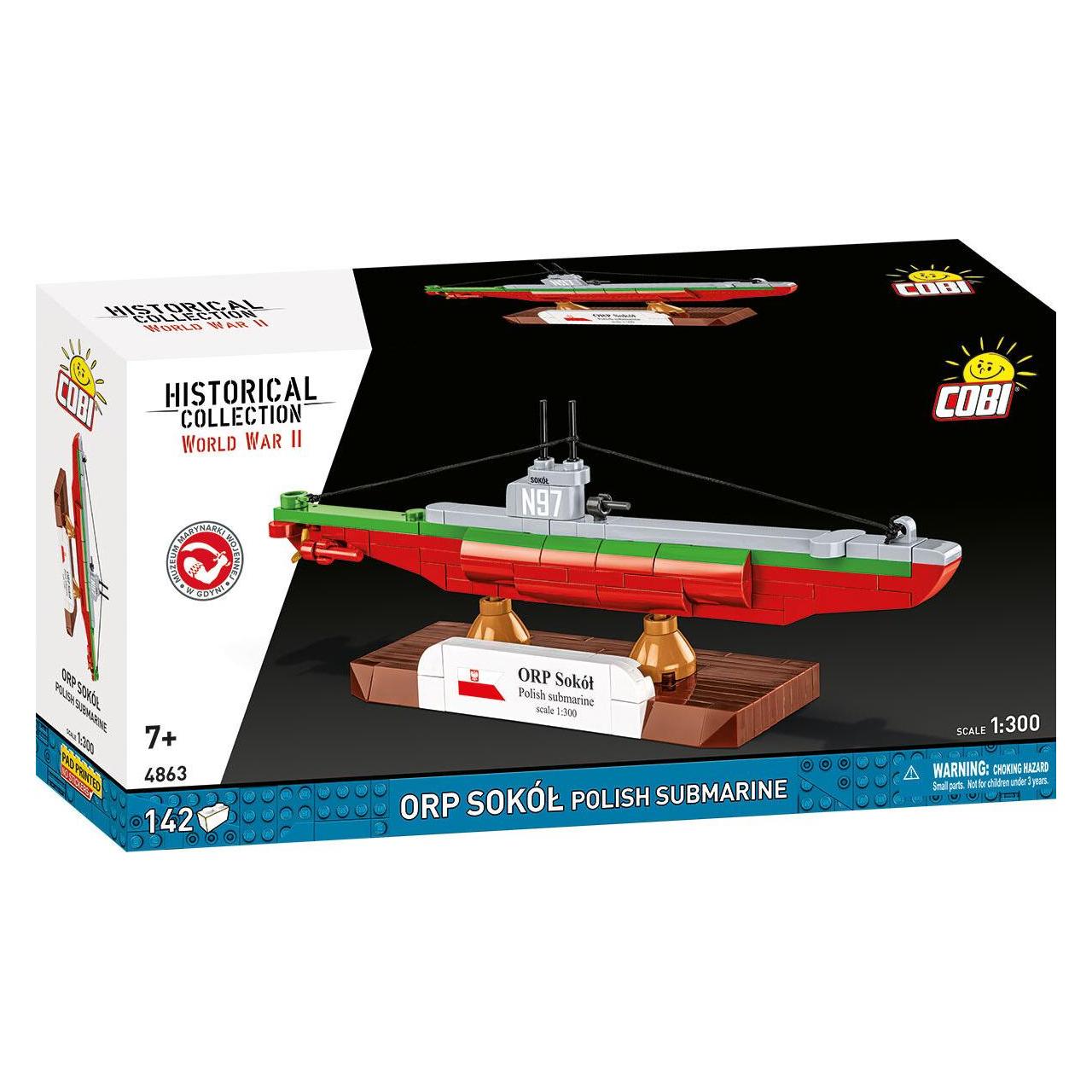Cobi Polish Submarine ORP SOKÓ? (COBI-4863)