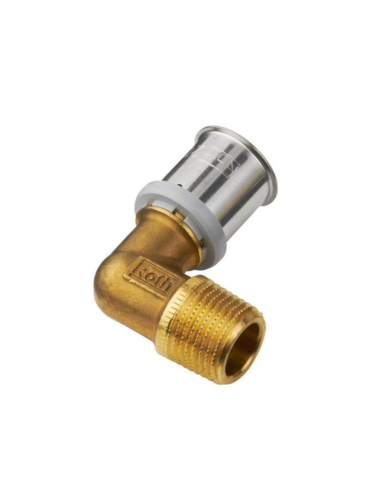 Roth ms transition elbow 16 x 1/2" nipple