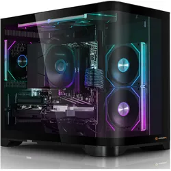 AURUMPC 5702 (1000 GB, 16 GB, AMD Ryzen 5 9600X), PC, Schwarz