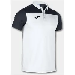 JOMA Combi Poloshirt Kinder 201 - weiß/schwarz 140