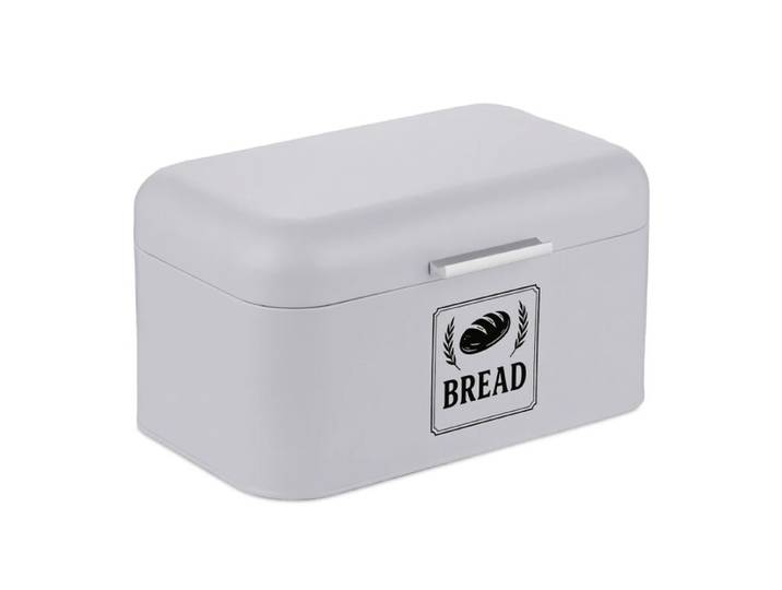 Relaxdays Retro Brotkasten mit Deckel & Griff