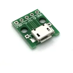 Micro USB 2.0 Breakout Board - Micro B Buchse - Lötpads