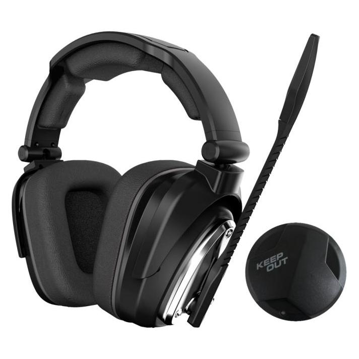 Keep Out Gaming HXAIR Kopfhörer & Headset Kabellos Kopfband Gaming Schwarz (Kabellos) (HXAIR)