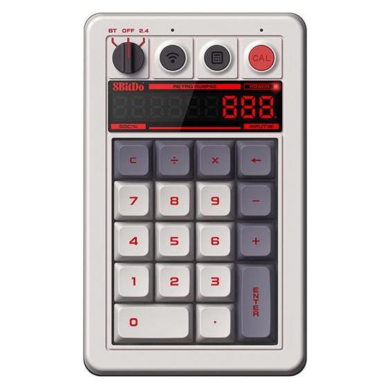8bitdo Retro 18 (Nummernblock, Kabelgebunden, Kabellos) (RET00462)