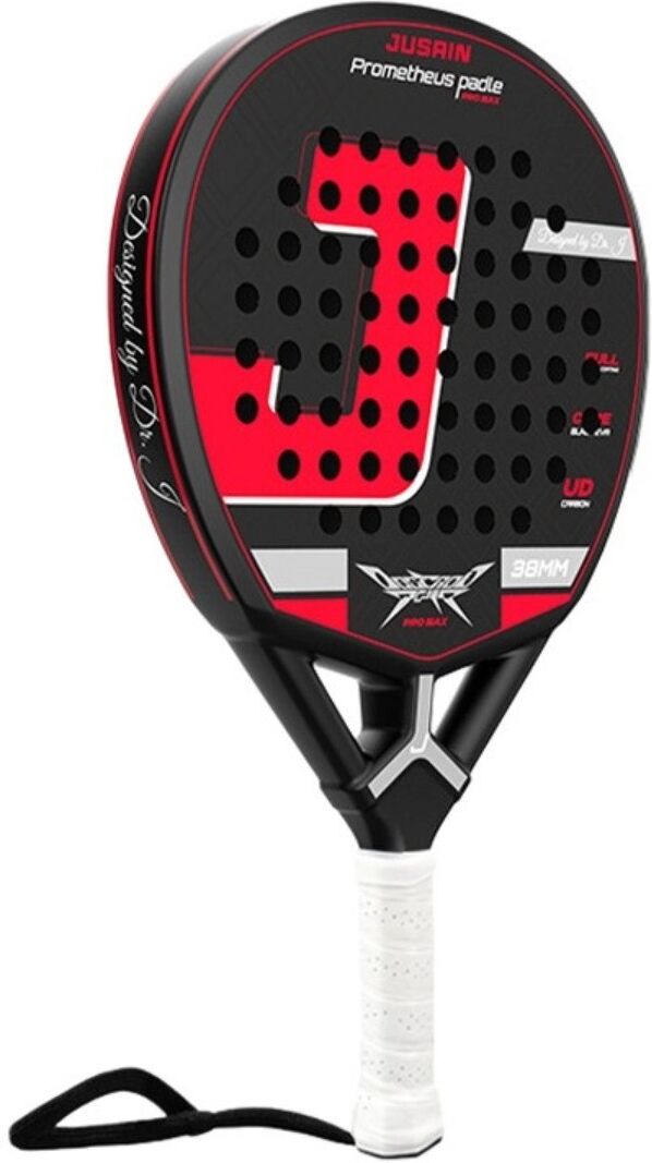 INF Carbonfaser Platten-Style Padel-Schläger — Leichtgewicht, hohes Feedback, ausgewogene Power mit optimiertem Lochdesign,