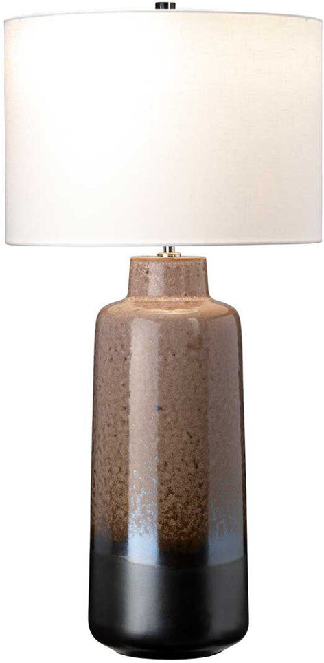 17 Stories Athen Ceramic Table Lamp Brown 76cm H X 18.5cm W X 18.5cm D