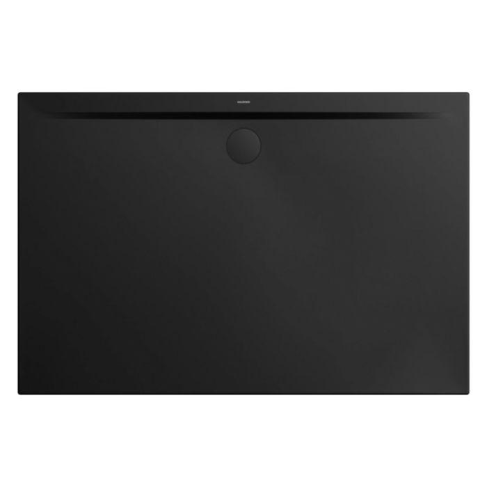 Kaldewei Superplan Zero Rechteck-Duschwanne 90x120 cm 355400010676 schwarz matt, Stahl-Email