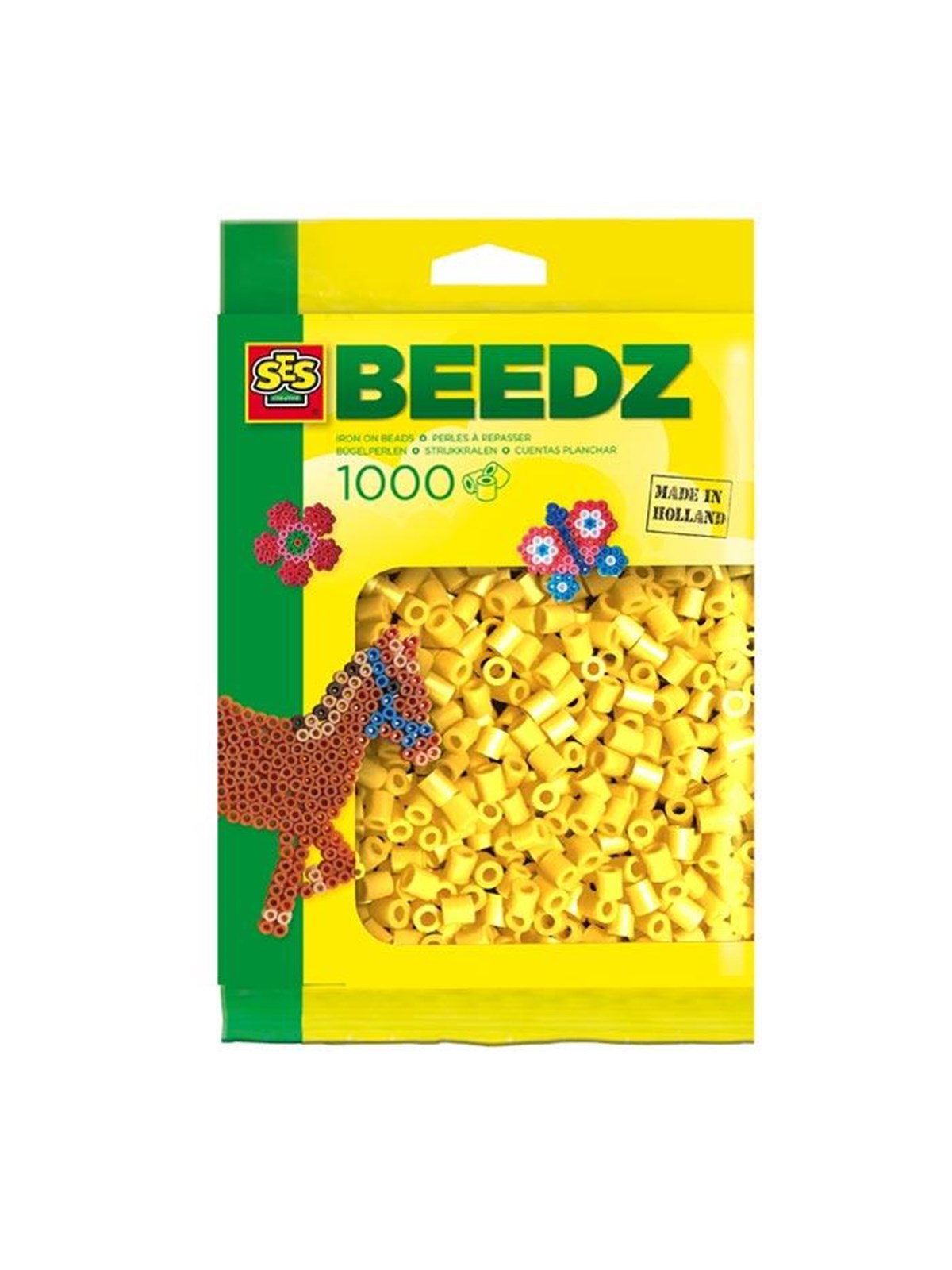 SES Creative Iron-on Beads - Yellow 1000pcs.