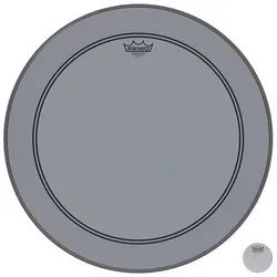 Remo Colortone Powerstroke 3 Clear P3-1324-CT-SM 24" Smoke Bass Drum - Bass-Drum-Fell