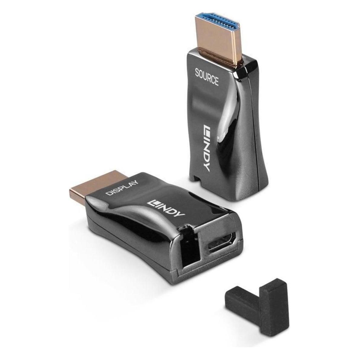 Lindy 300m HDMI 4K60 Fiber Optic Dongle extender (38392)