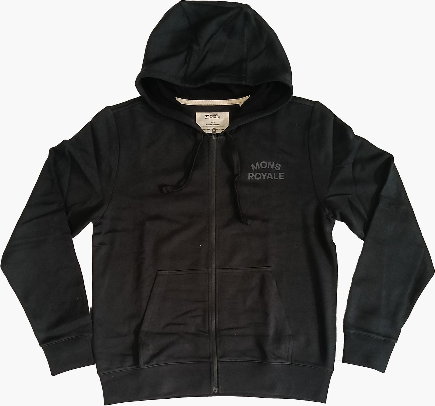 Mons Royale Wmn Inversion Zip Hoodie Frau