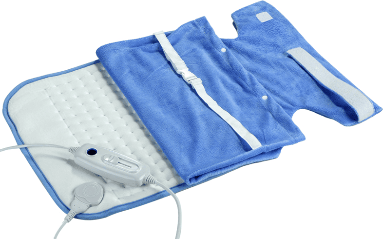 Gima Termoforo con Copertura Grigio/Celeste Calore e Comfort