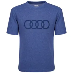Audi T-Shirt Jungen blau Kinder Größe 98/104 3202500204 - 98/104