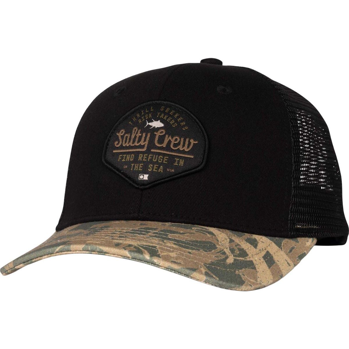 Salty Crew Border Trucker black camo (BLKCAMO) 1Sz 35035775-BLKCAMO-1Sz
