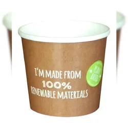 500x Food to go Becher, 479ml, "Future Smart"