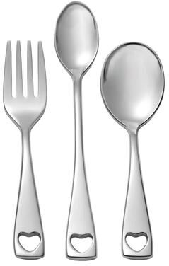 Oneida Little Love 3 Piece Fine Flatware Baby Set