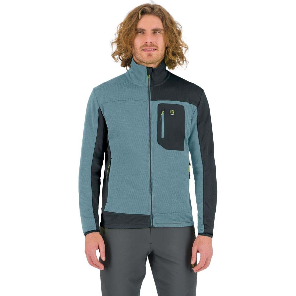 Karpos Cherz Fleece smoke blue/woodl.gray (008) L 2531053-008-L