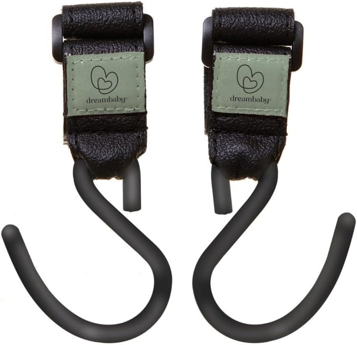 2x Universele Kinderwagen Haken voor Tassen en Luiertassen - Sterke en Verstelbare Stroller Clips