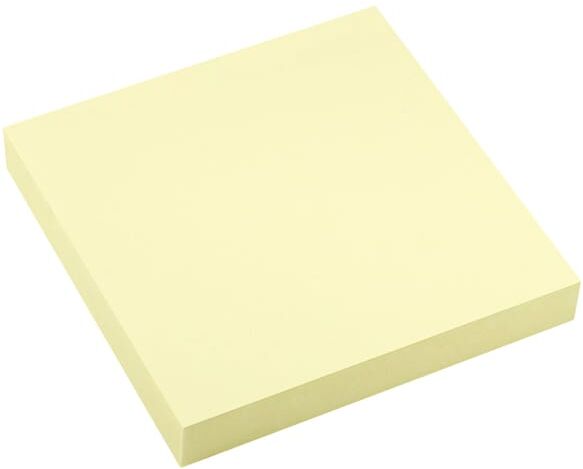 Notis Info Sticky Note 75x75 mm gul