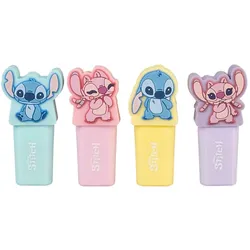 Disney Stitch - Set zvýrazňovačů 4 Farben s 3D ozdobou