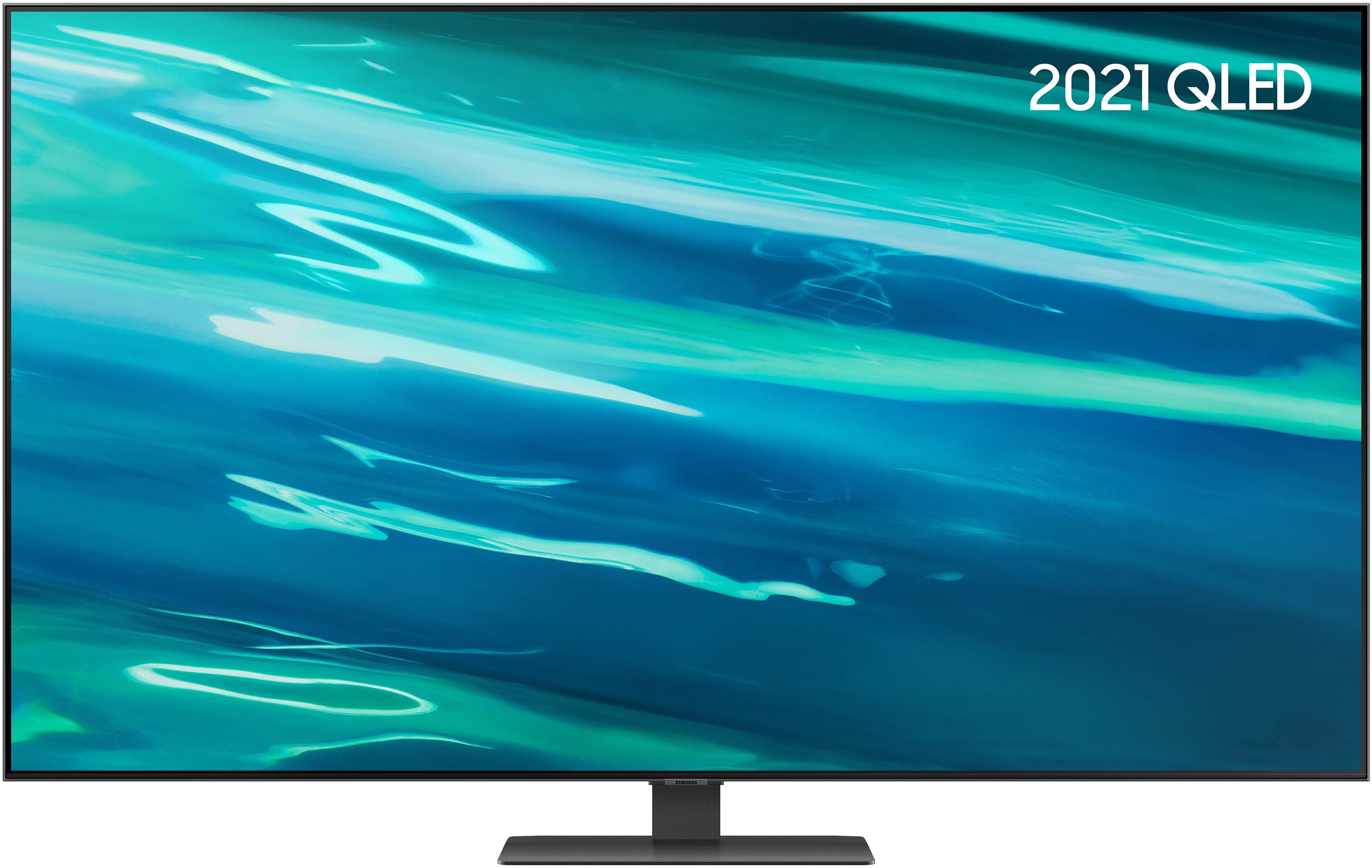 Samsung Series 8 Q80A, 139,7 cm (55"), 3840 x 2160 Pixel, QLED, Smart-TV, WLAN, Silber