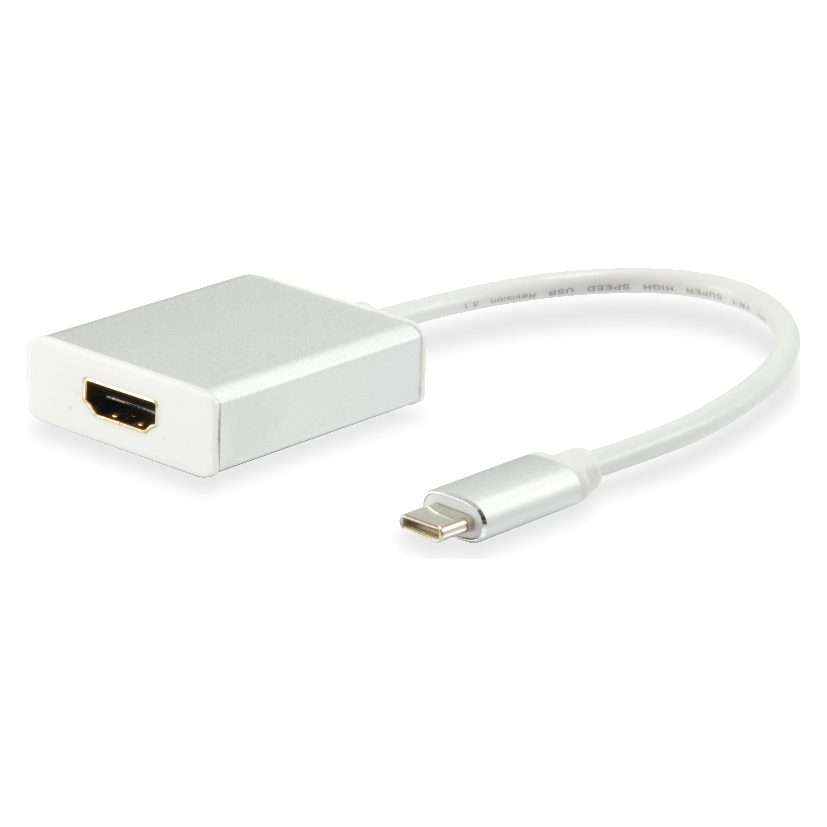 equip USB Typ C Stecker auf HDMI Adapter 15 cm (HDMI) (133452)